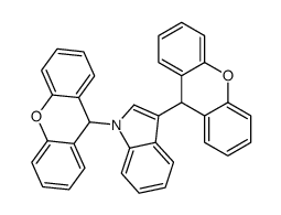 1,3-bis(9H-xanthen-9-yl)indole Structure