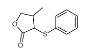 4-methyl-3-phenylsulfanyloxolan-2-one Structure