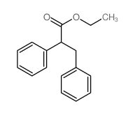 ethyl 2,3-diphenylpropanoate Structure