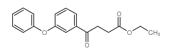 ETHYL 4-OXO-4-(3-PHENOXYPHENYL)BUTYRATE Structure