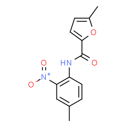 2-Furancarboxamide,5-methyl-N-(4-methyl-2-nitrophenyl)-(9CI)结构式