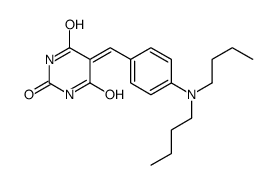 5-[[4-(dibutylamino)phenyl]methylidene]-1,3-diazinane-2,4,6-trione结构式