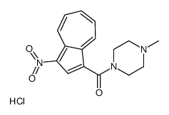 (4-methylpiperazin-1-yl)-(3-nitroazulen-1-yl)methanone,hydrochloride Structure