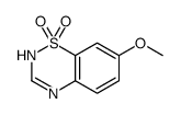7-methoxy-4H-1λ6,2,4-benzothiadiazine 1,1-dioxide Structure