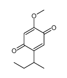 2-butan-2-yl-5-methoxycyclohexa-2,5-diene-1,4-dione结构式