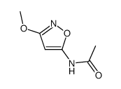 Acetamide, N-(3-methoxy-5-isoxazolyl)- (9CI)结构式