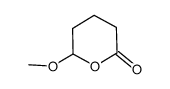 6-methoxy-tetrahydro-pyran-2-one Structure