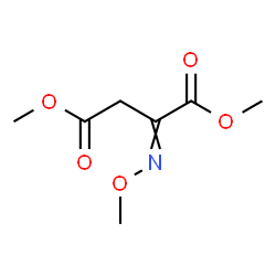 2-(Methoxyimino)butanedioic acid dimethyl ester结构式