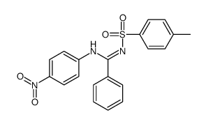 N'-(4-methylphenyl)sulfonyl-N-(4-nitrophenyl)benzenecarboximidamide Structure