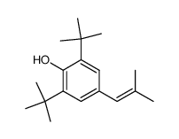 1,1-dimethyl-2-(3',5'-di-t-butyl-4'-hydroxyphenyl)ethene结构式