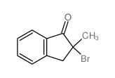 2-bromo-2-methyl-3H-inden-1-one structure