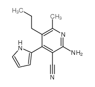 3-Pyridinecarbonitrile,2-amino-6-methyl-5-propyl-4-(1H-pyrrol-2-yl)-(9CI)结构式