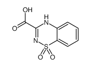 1,1-dioxo-4H-1λ6,2,4-benzothiadiazine-3-carboxylic acid Structure