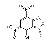 (7-hydroxy-4-nitro-1-oxidobenzo[c][1,2,5]oxadiazol-6(7H)-ylidene)azinate结构式