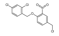 4-(chloromethyl)-1-[(2,4-dichlorophenyl)methoxy]-2-nitrobenzene Structure