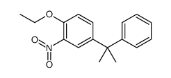 1-ethoxy-2-nitro-4-(2-phenylpropan-2-yl)benzene结构式