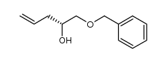 (R)-1-(benzyloxy)-2-hydroxypent-4-ene Structure