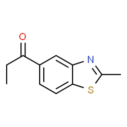 1-Propanone,1-(2-methyl-5-benzothiazolyl)-(7CI,8CI) Structure