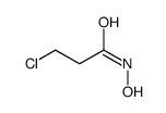 3-chloro-N-hydroxypropanamide结构式