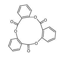 6H,12H,18H-5,11,17-Trioxatribenzo[a,e,i]cyclododecene-6,12,18-trione Structure