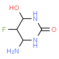 2(1H)-Pyrimidinone,4-amino-5-fluorotetrahydro-6-hydroxy-(9CI) Structure