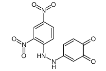 4-[2-(2,4-dinitrophenyl)hydrazinyl]cyclohexa-3,5-diene-1,2-dione结构式