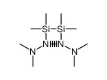 2-[[(2,2-dimethylhydrazinyl)-dimethylsilyl]-dimethylsilyl]-1,1-dimethylhydrazine结构式
