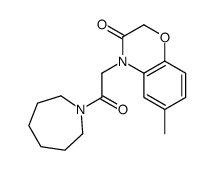 1H-Azepine,1-[(2,3-dihydro-6-methyl-3-oxo-4H-1,4-benzoxazin-4-yl)acetyl]hexahydro-(9CI) picture