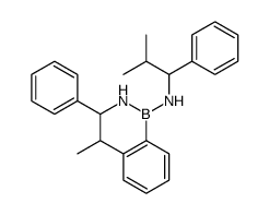 2-methyl-N-[[(2-methyl-1-phenylpropyl)amino]-phenylboranyl]-1-phenylpropan-1-amine Structure