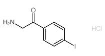 2-AMINO-1-(4-IODOPHENYL)ETHANONE HYDROCHLORIDE Structure