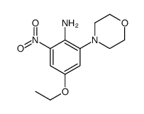 4-ethoxy-2-morpholin-4-yl-6-nitroaniline Structure