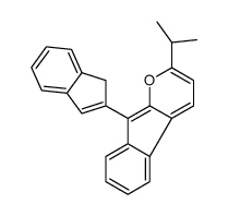 9-(1H-inden-2-yl)-2-propan-2-ylindeno[2,1-b]pyran结构式