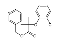 pyridin-3-ylmethyl 2-(2-chlorophenoxy)-2-methylpropanoate Structure