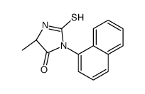 (5S)-5-methyl-3-naphthalen-1-yl-2-sulfanylideneimidazolidin-4-one Structure