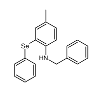 N-benzyl-4-methyl-2-phenylselanylaniline结构式