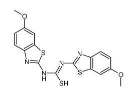 1,3-bis(6-methoxy-1,3-benzothiazol-2-yl)thiourea Structure