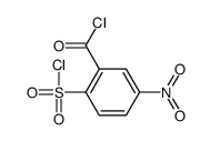 2-chlorosulfonyl-5-nitrobenzoyl chloride结构式