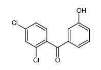 (2,4-dichlorophenyl)-(3-hydroxyphenyl)methanone结构式