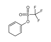 cyclohexa-1,5-dien-1-yl trifluoromethanesulfonate Structure