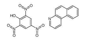 benzo[f]quinoline,2,4,6-trinitrophenol结构式