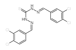 1,3-bis[(3,4-dichlorophenyl)methylideneamino]thiourea picture
