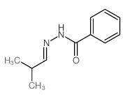 (isobutylidene)benzohydrazide Structure