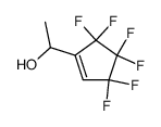 α-(3,3,4,4,5,5-Hexafluorcyclopentenyl)aethanol Structure