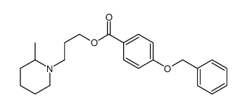 3-(2-Methylpiperidino)propyl=p-benzyloxybenzoate Structure