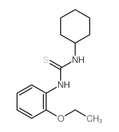 1-cyclohexyl-3-(2-ethoxyphenyl)thiourea Structure