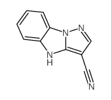 4H-苯并[4,5]咪唑并[1,2-b]吡唑-3-甲腈结构式