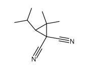 1,1-Cyclopropanedicarbonitrile,2,2-dimethyl-3-(1-methylethyl)-(9CI)结构式