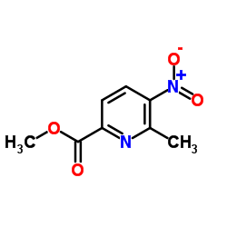 Methyl 6-methyl-5-nitro-2-pyridinecarboxylate Structure