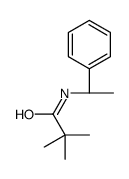 2,2-dimethyl-N-[(1S)-1-phenylethyl]propanamide Structure