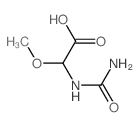 Acetic acid,[(aminocarbonyl)amino]methoxy- (9CI) Structure